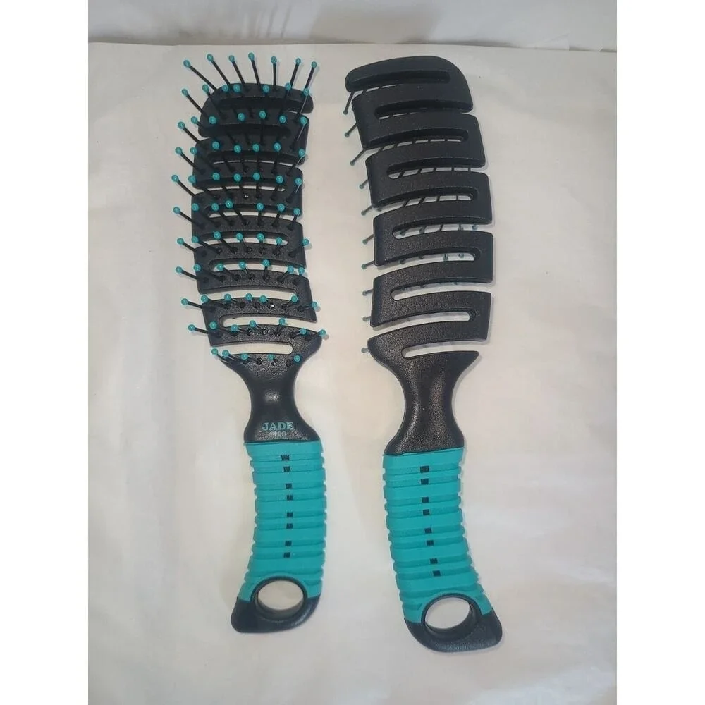 6 New Curved Vent Flex Hairbrushes Quick Dry Brushes Wet Hair Blow Dryer Styling